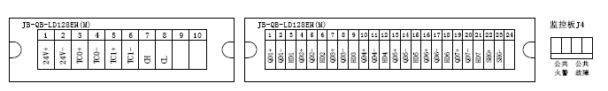 JB-QB-LD128EH(M)火災(zāi)報警控制器端子