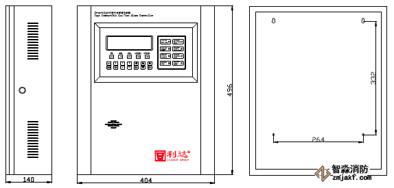 JB-QB-LD128FH可燃氣體報警控制器