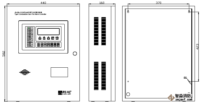 JB-QB-LD128FH-M可燃?xì)怏w報(bào)警控制器